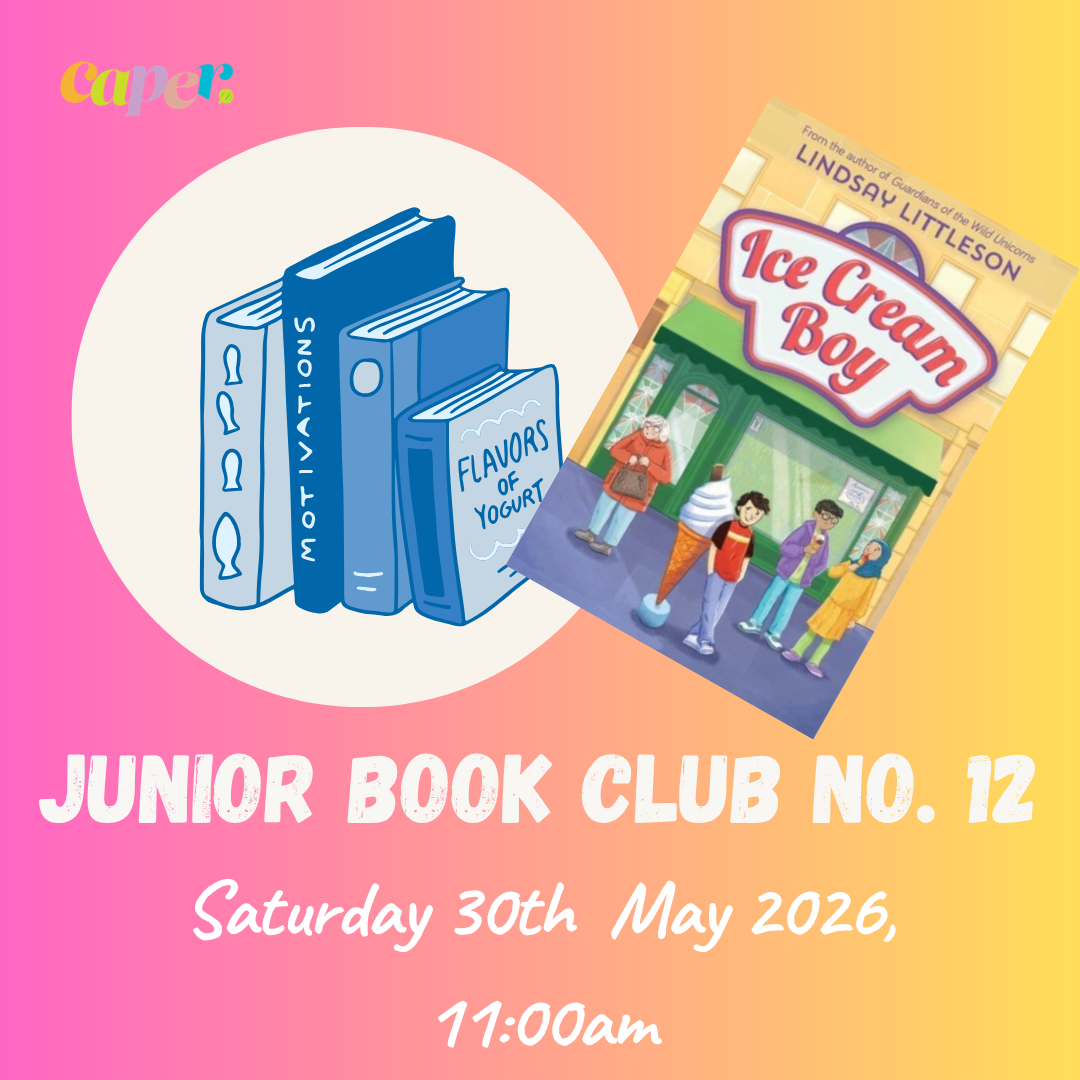 Image of book cover and event details