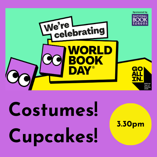 Image of book cover, author and event details