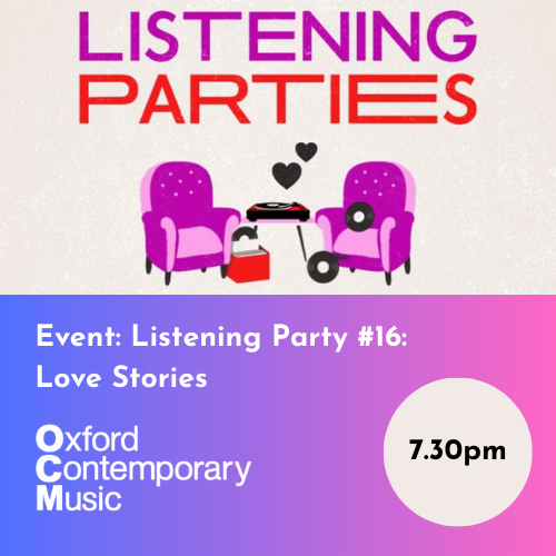 Poster with event title overlaid on gradient