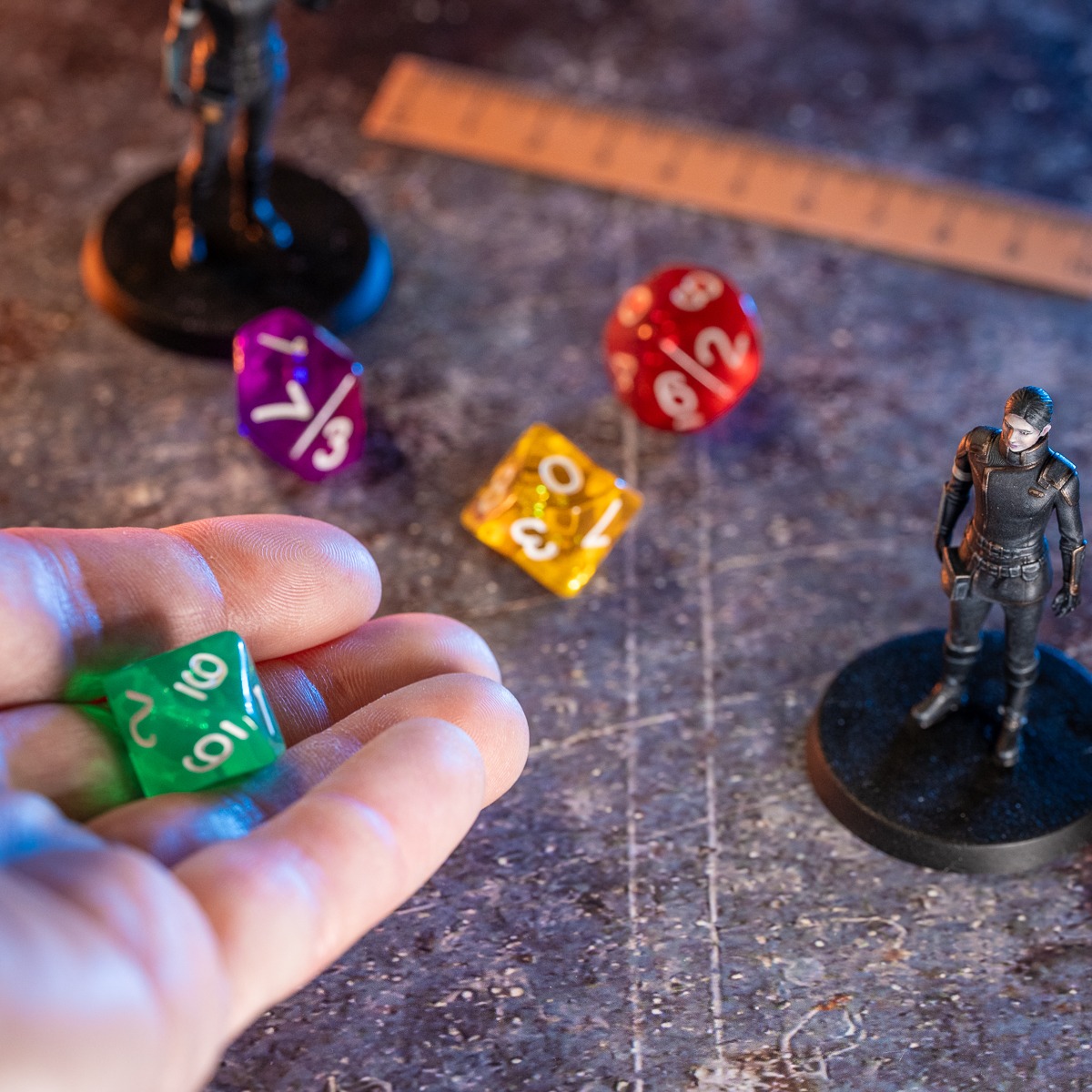 Painted and collaged flowers